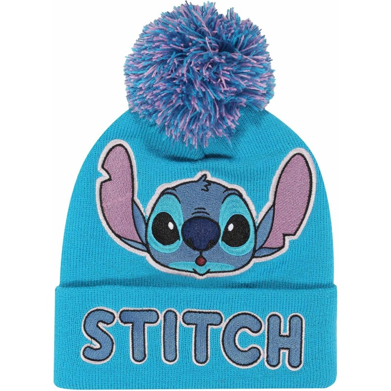 Lilo & Stitch Pom-Pom Beanie Light Blue