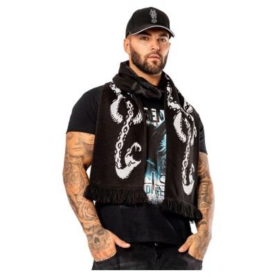 Harry Potter Scarf Dark Arts Spell Long Length Black
