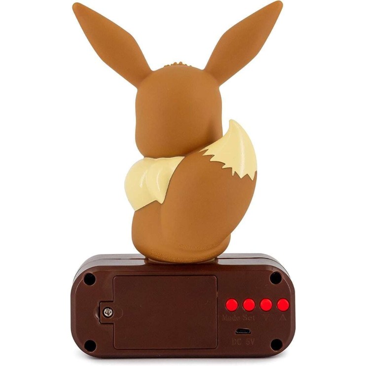 Pokémon Alarm Clock with Light Evoli Eevee 18cm