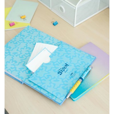 Stitch Officially licensed Premium Plush Notebook A5 with pen Tropical