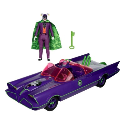 Dc Retro Action Figure Vehicle Batman 66 Batmobil Joker Gold Label