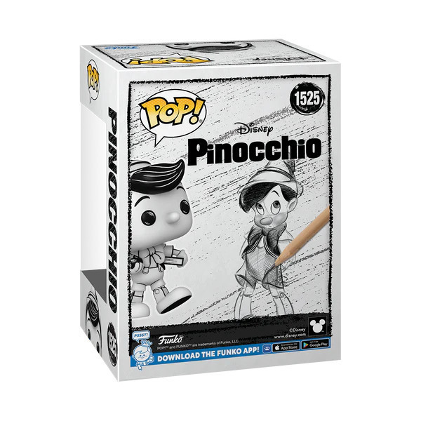 Funko Pop! Movies: Disney Vinyl Figure Sketched Pinocchio 1525