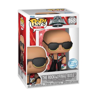 Funko Pop! Sports: WWE: Wrestlemania - The Rock "Final Boss" 168 Special Edition