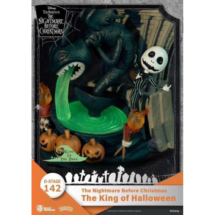 Nightmare before Christmas D-Stage PVC Diorama The King of Halloween 15 cm