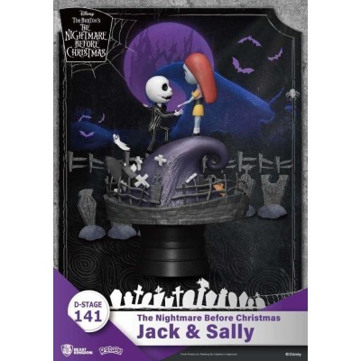  Disney: Nightmare before Christmas Jack & Sally Φιγούρα ύψους 15εκ. BKDDS-141 Beast Kingdom