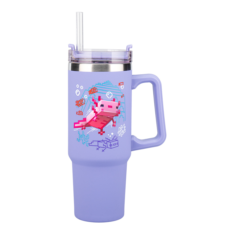 Minecraft Officially licensed Multiway Travel Cup Purple 900ml