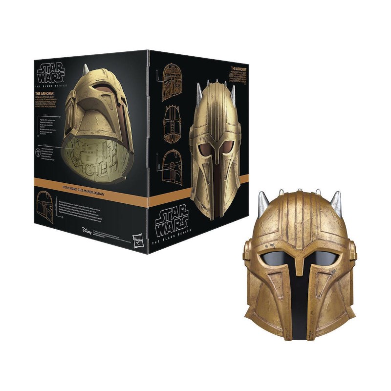 Star Wars Replicas 1/1: The Mandalorian Black Series Electronic Helmet The Armorer