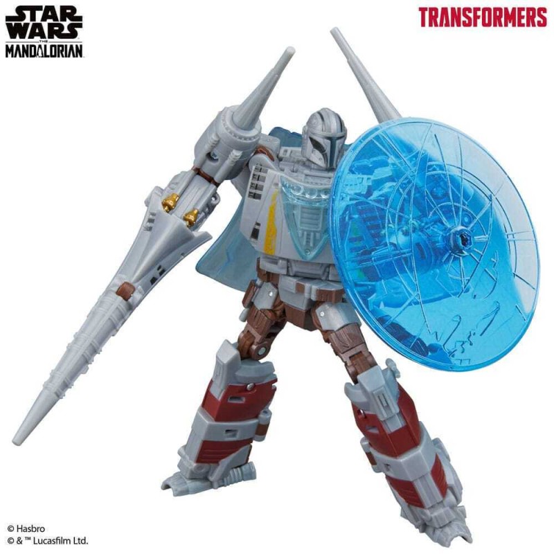 Star Wars x Transformers Action Figure The Mandalorian / N-1 Starfighter 19cm