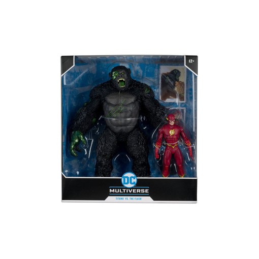 DC Multiverse Action Figure 2-Pack Flash vs. Titano 18cm