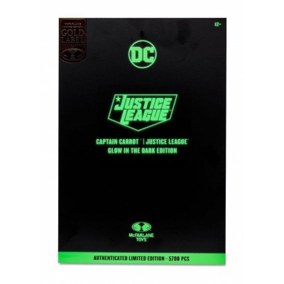 DC Multiverse Action Figure Captain Carrot (Justice League Incarnate) Glow In The Dark Edition (Gold Label) 18cm