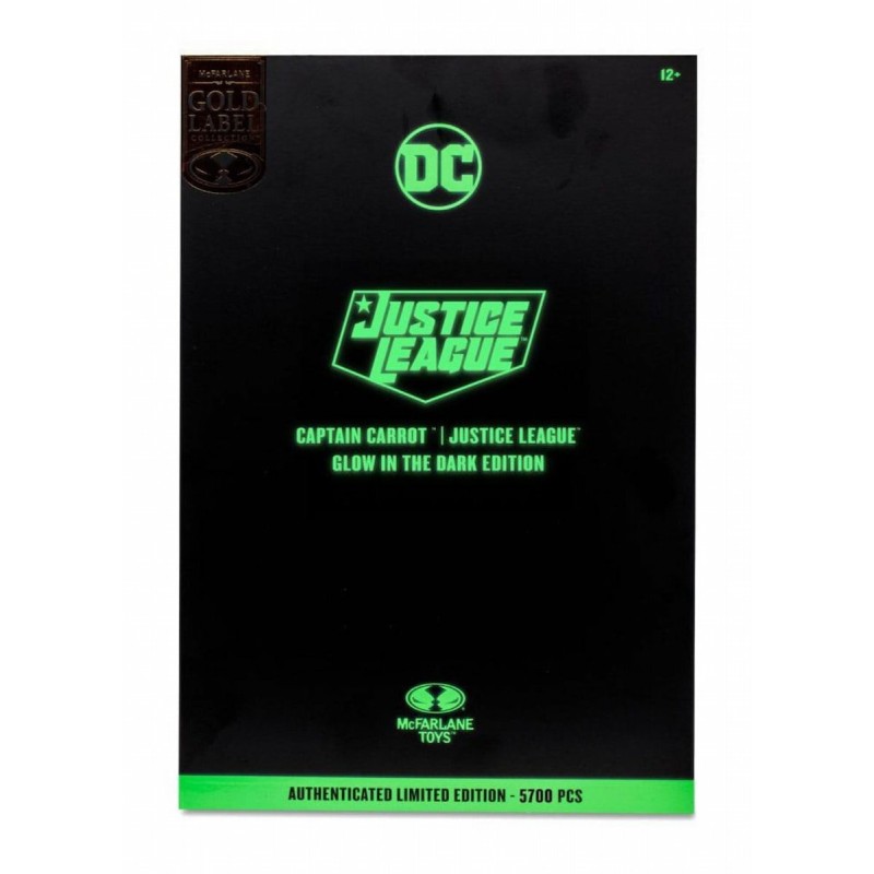 DC Multiverse Action Figure Captain Carrot (Justice League Incarnate) Glow In The Dark Edition (Gold Label) 18cm