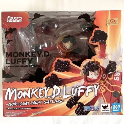 One Piece Figuarts ZERO Extra Battle PVC Statue Monkey D. Luffy -Gum Gum Hawk Gatling- 19cm BTN67504