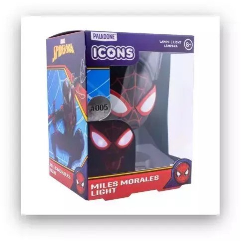 Spider-Man Officially licensed Icon Light Miles Morales 10cm