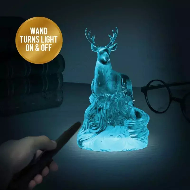 Harry Potter Officially licensed Light Patronus with Wand Remote Control