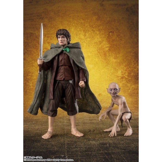 Lord Rings S.h Figuarts Action Figures Frodo Baggins & Gollum