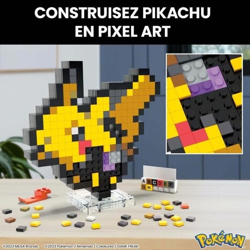 Pokémon MEGA Construction Set Pikachu Pixel Art