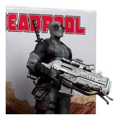 Marvel Collection Pvc Statue 1/6 Deadpool Deadpool #1 Grey Suit Chase 27Cm