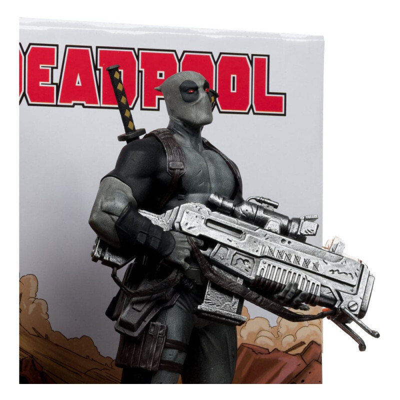 Marvel Collection Pvc Statue 1/6 Deadpool Deadpool #1 Grey Suit Chase 27Cm