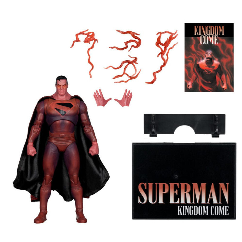 DC Multiverse McFarlane Cover Recreations Action Figure Superman (Kingdom Come) (Gold Label) 18cm