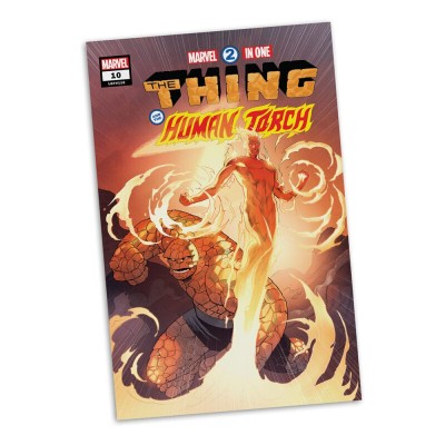 Marvel Collection PVC Statue 1/6 Human Torch (Marvel 2 in 1 #10) 29cm