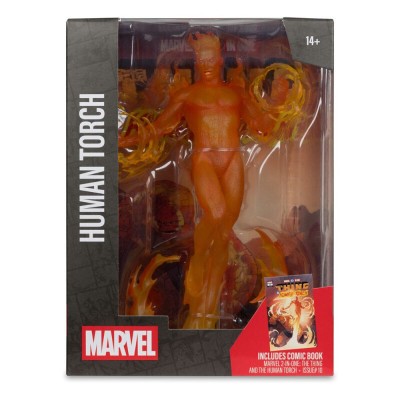 Marvel Collection PVC Statue 1/6 Human Torch (Marvel 2 in 1 #10) 29cm