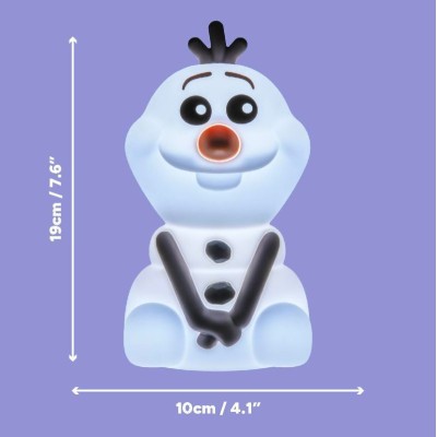 Frozen Squishy Officially licensed Glo Silicon Light Olaf 15cm