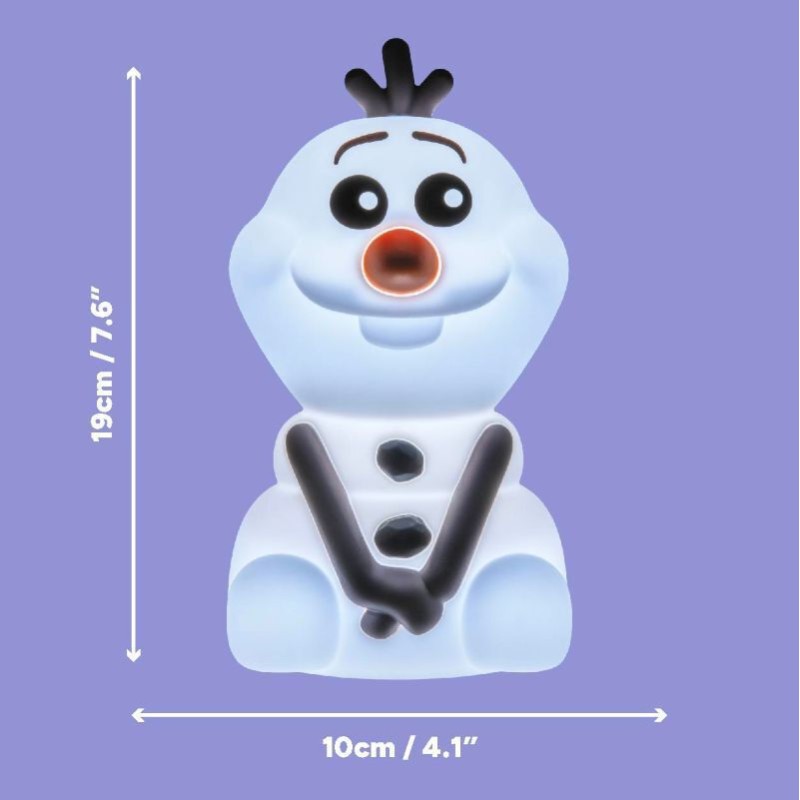 Frozen Squishy Officially licensed Glo Silicon Light Olaf 15cm