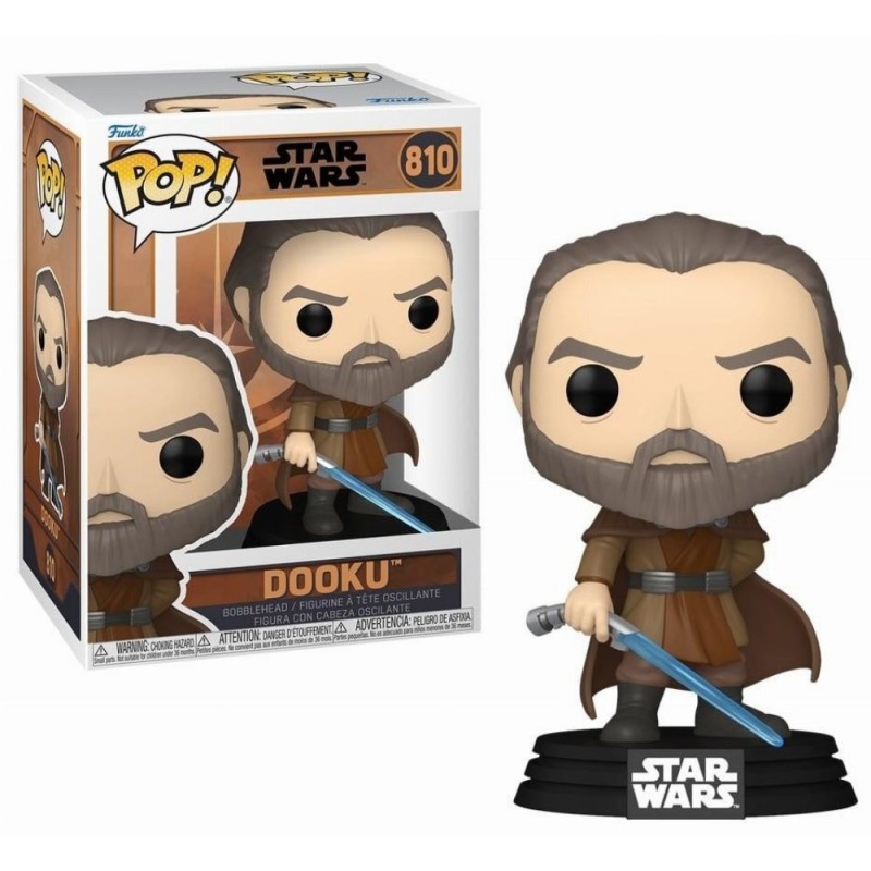 Funko Pop! Movies: Star Wars - Dooku 810 Bobble-Head