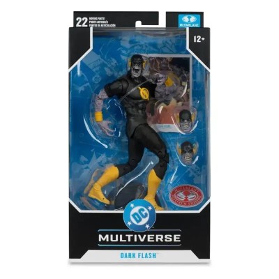 DC Comics DC Multiverse Action Figure Dark Flash (Dark Mulitverse) (Red Platinum Edition) 18cm