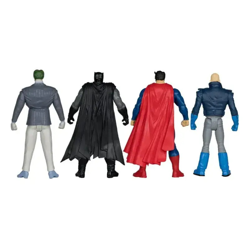 DC Direct Page Punchers Action Figure 4-Pack Batman & Son of Batman & Superman & Joker 7cm