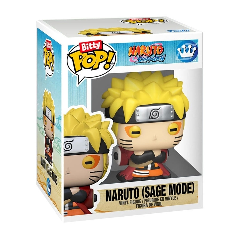 Naruto Bitty POP! Display Vinyl Figures Hidden Leaf (with 2 Figures)