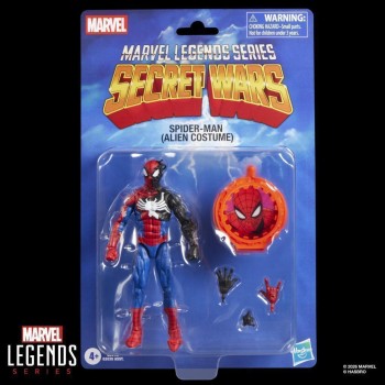 Secret Wars Marvel Legends Action Figure Spider-Man (Alien Costume) 15cm