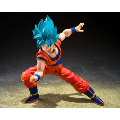 Dragon Ball Super S.H.Figuarts Action Figure Super Saiyan God Super Son Guko (Blue power transcending Limits) 15cm