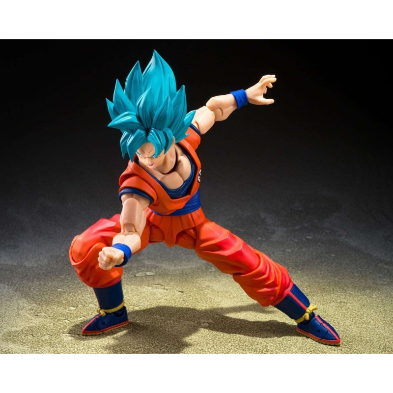 Dragon Ball Super S.H.Figuarts Action Figure Super Saiyan God Super Son Guko (Blue power transcending Limits) 15cm