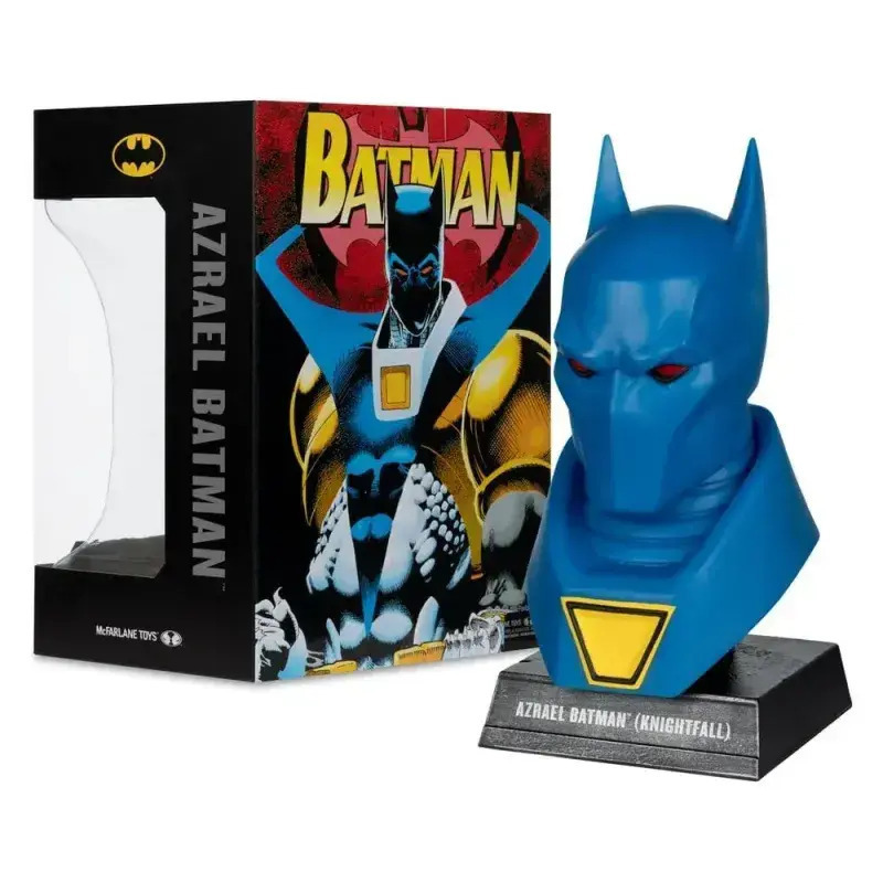 Batman DC Direct Mini-Replica 1/3 Azrael Batman Mask (Batman: Knightfall) (Gold Label Collection) 18cm