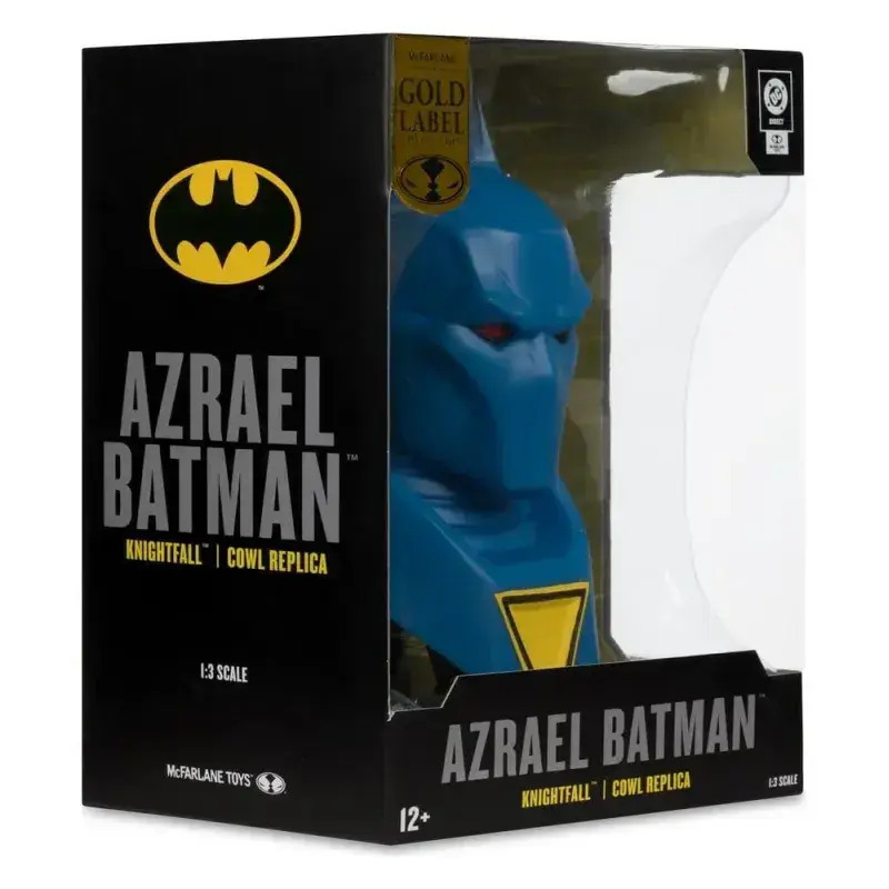 Batman DC Direct Mini-Replica 1/3 Azrael Batman Mask (Batman: Knightfall) (Gold Label Collection) 18cm