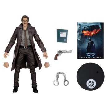 DC Multiverse Action Figure Commissioner James Gordon (The Dark Knight Trilogy) Deluxe Theatrical Edition 18cm
