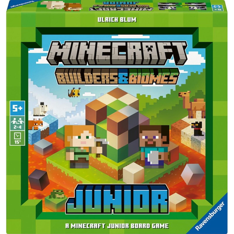 Minecraft Board Game Builders & Biomes Junior (EN)